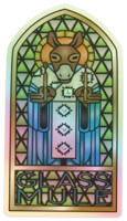 Holographic Stained Glass Sticker (2.24" x 4")
