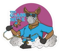 Glass Mule Studios Sticker (3" x 2.59")