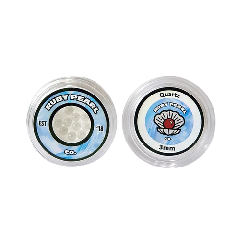 Ruby Pearl Co - 10-pack 3mm Quartz Pearl