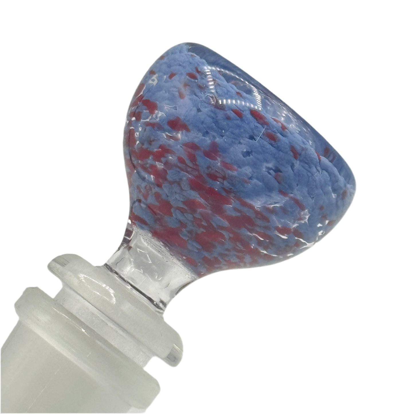 Owls Feather Glass - 14mm Frit Bowl Slide