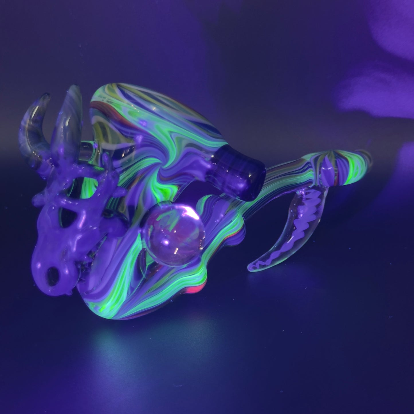 Terry Sharp x Modified Creations x Livin x Mystery Forge - UV Skull Faced Sherlock