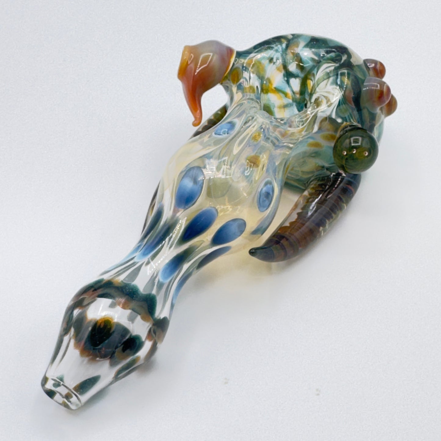 Mystery Forge x DDG Glass - Mystery Fume Spoon w/ Horn