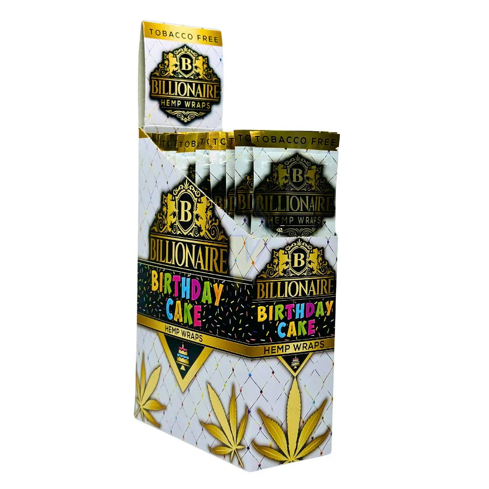 Billionaire Hemp Wraps - Birthday Cake