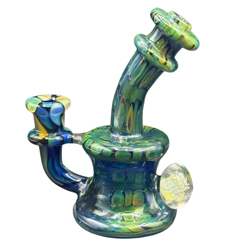 Saucey x Thick Nick Glass - Fumed Wrap and Rake Banger Hanger