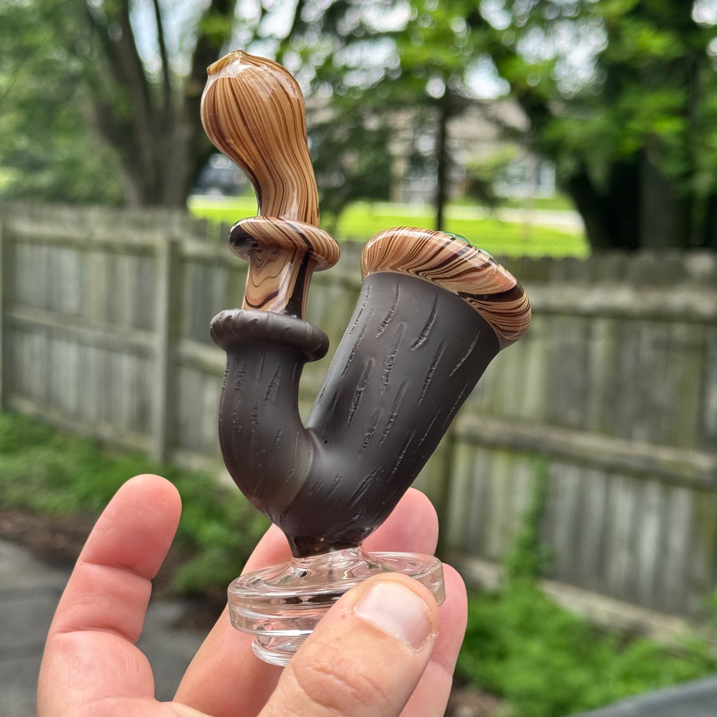Chad G Glass - Wood-tech Puffco Dry Top