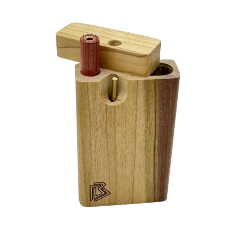 Branded Dugouts - Small Standard Twist Top Dugout w/ Poker - The Glass Mule