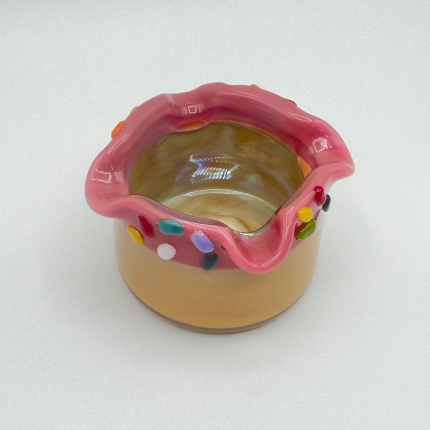 KGB Glass - Strawberry Donut with Sprinkles Ashtray