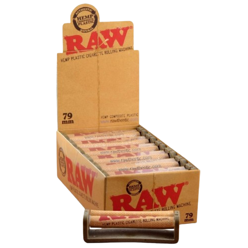 Raw Hemp Plastic Roller 79mm