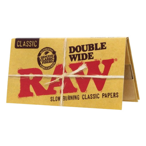 Raw Classic Double Wide Rolling Papers 34ct