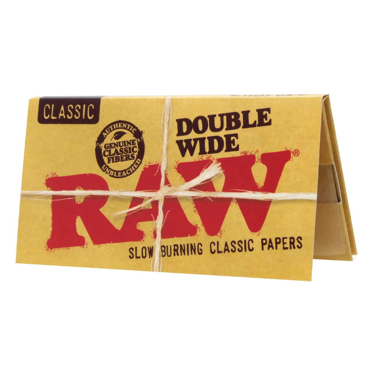 Raw Classic Double Wide Rolling Papers 34ct