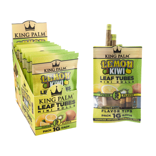 King Palm - Mini Leaf Tubes (5-Pack) | Lemon Kiwi