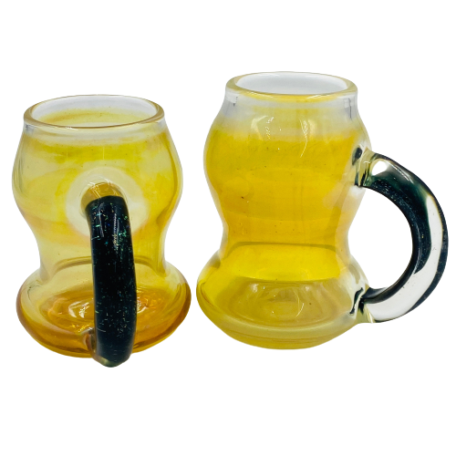 Drinking Vessels - Fumed Mug w/ Dichro Handle