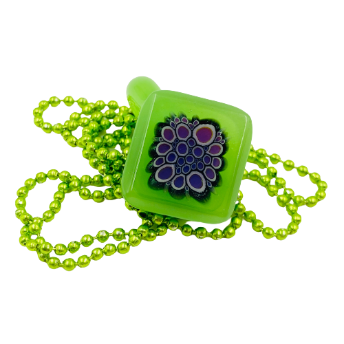 Notorious YIG - Murrine Tile Pendant