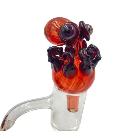 Pacini Glass - Pomegranate Octopus Bubble Cap