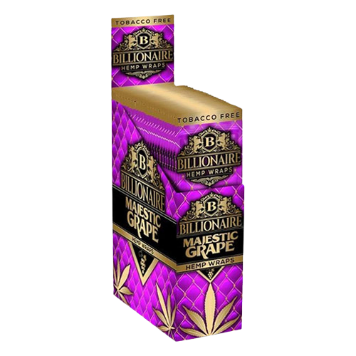 Billionaire Hemp Wraps - Majestic Grape