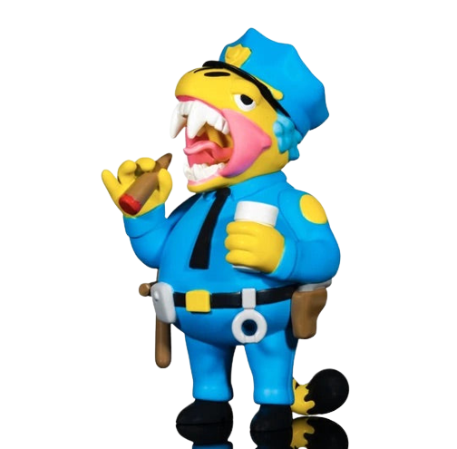 Elbo x GZ1 Dino Wiggum Vinyl Toy (5” Edition) - Donut Shop