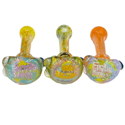 Junebug Glass - Frit Word Spoon