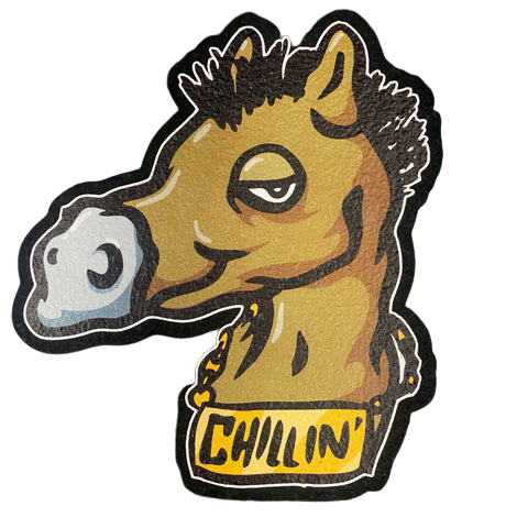 TheGlassMule x Danger Visual x Moodmats - 12” Mule