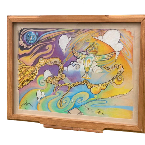 Flying Finally Free From The Nest (18" x 24") by Kenny Barba