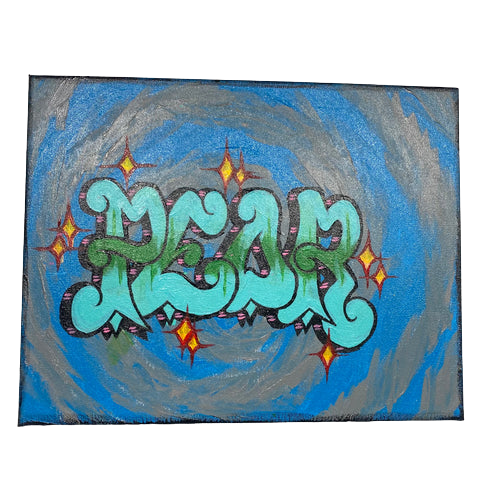 Peor - Graffiti on Canvas (11” x 14”)