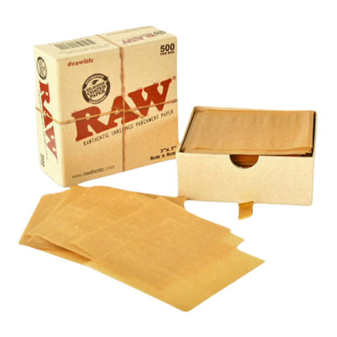 RAW Parchment Squares - 5 x 5 - 500 Count