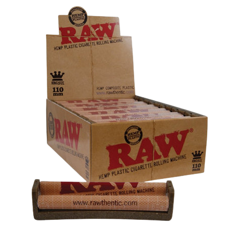 Raw Hemp Plastic Roller King Size 110mm