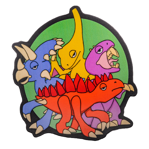 Elbo - 4ft Dino Gang Rug