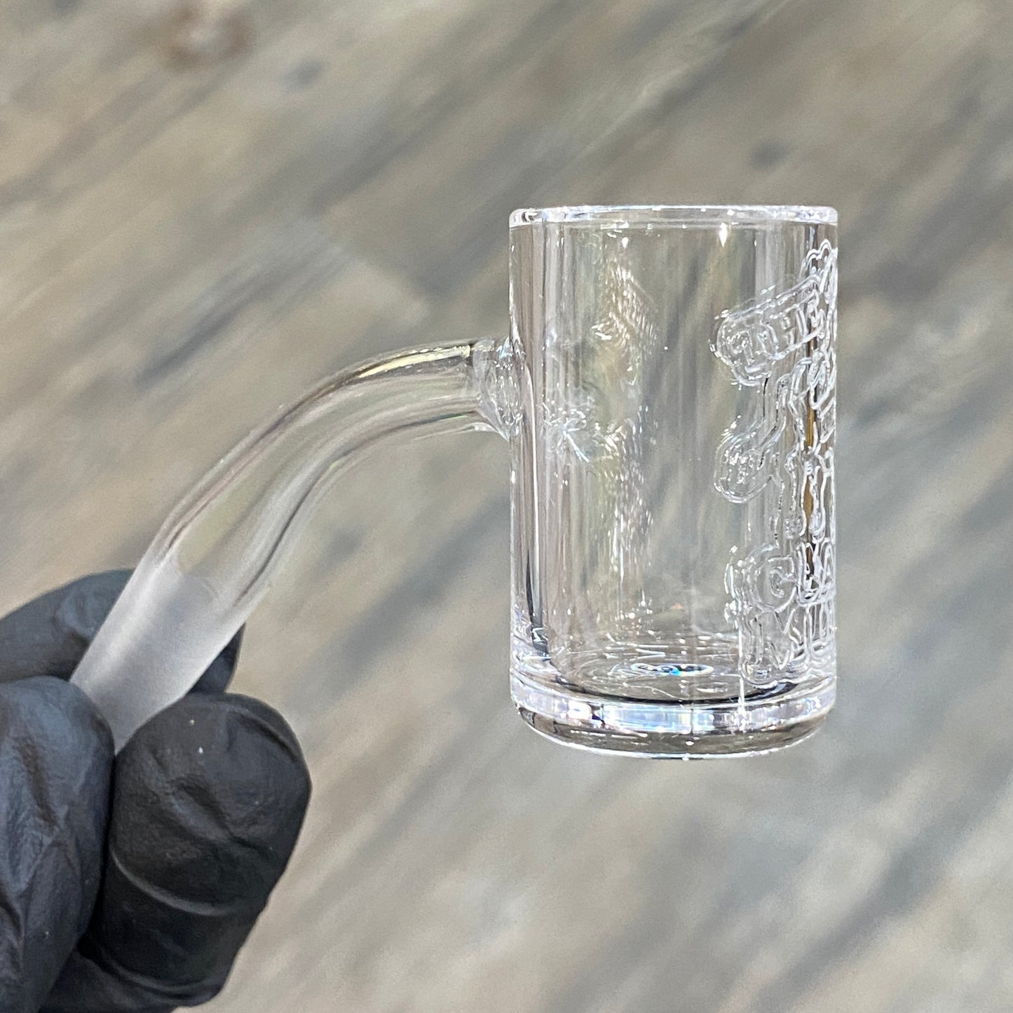 Evan Shore Bangers x The Glass Mule Beveled Titty Banger (Main Logo) 10mm 45