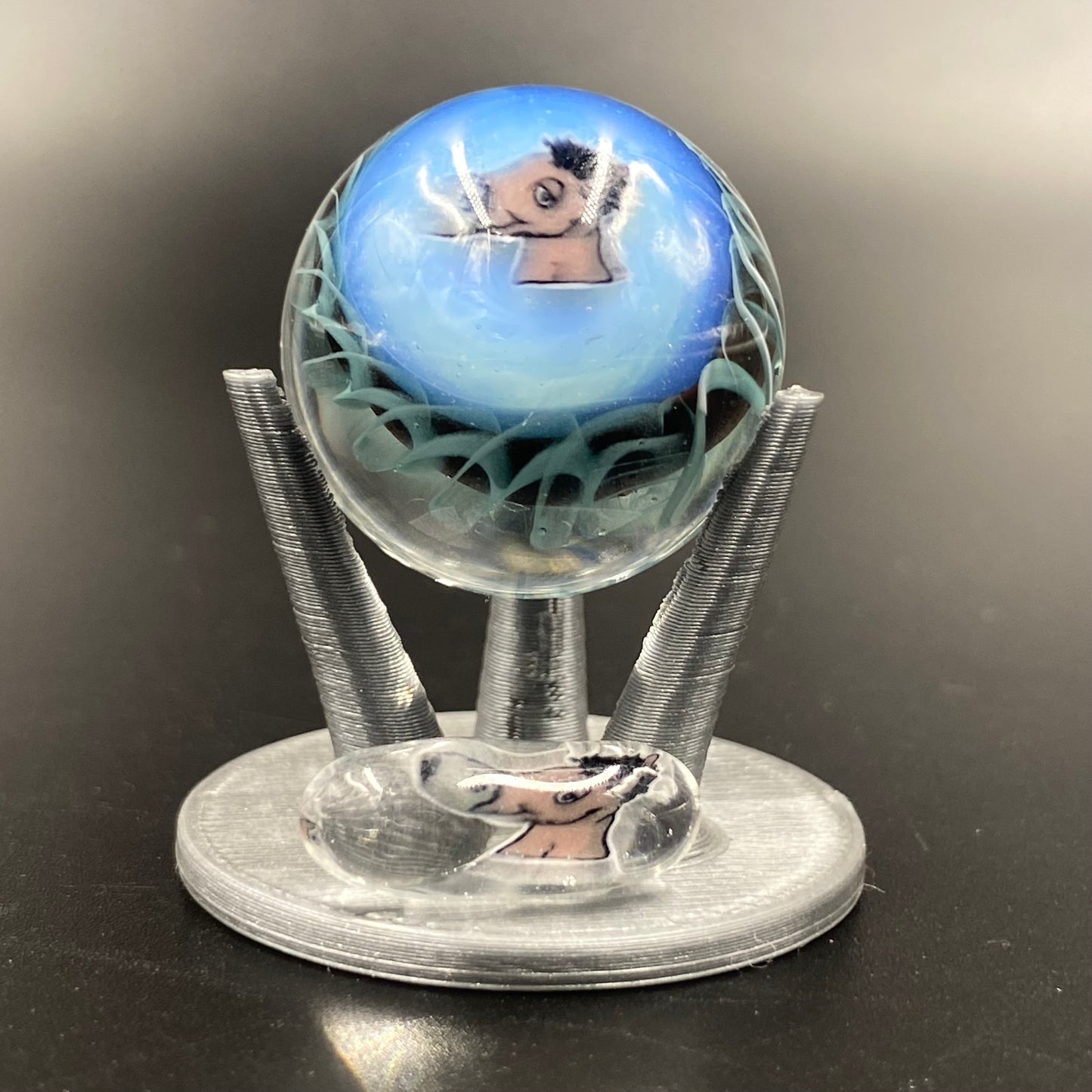 Surfrat Glass - Frosty Trees Mule Millie Marble and Pill Set