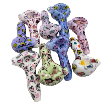 Bad Ash Glass - Leopard Heart Spoon