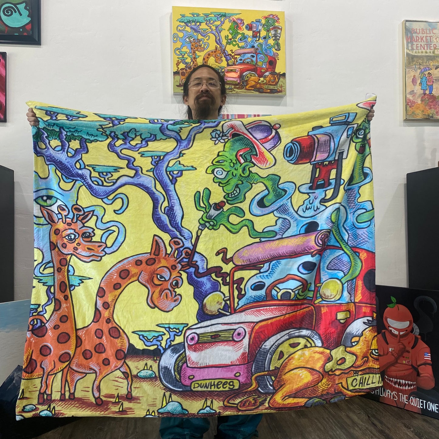 Throw Blanket - Dunkees Safari