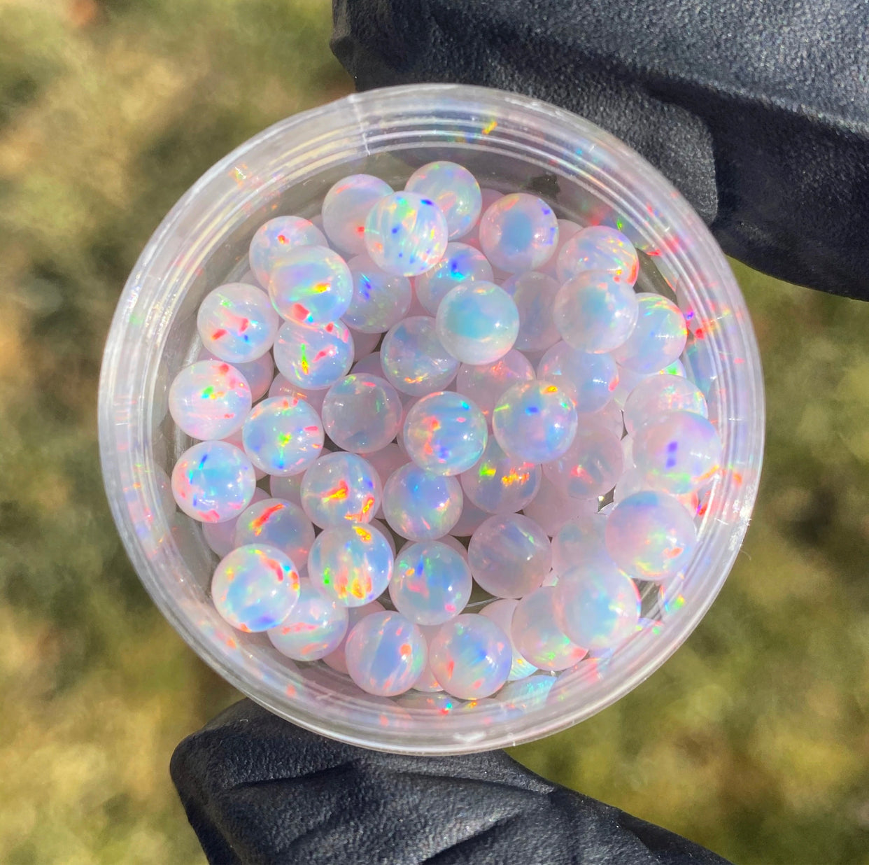 Ruby Pearl Co - Single 5mm Pink Opal Pearl