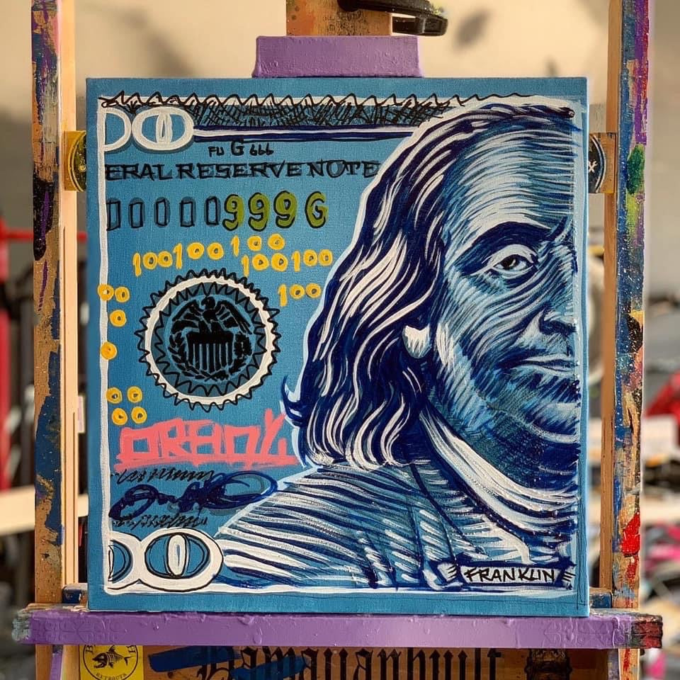 Ben Franklin Fractional $100 Bills by Orfin