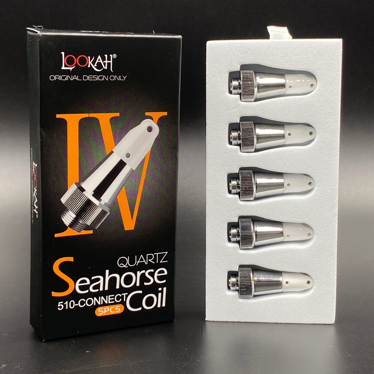 Lookah Seahorse Quartz Coil IV - 5-Pack/Single