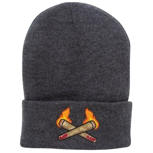 Raw Burning Cones Beanie