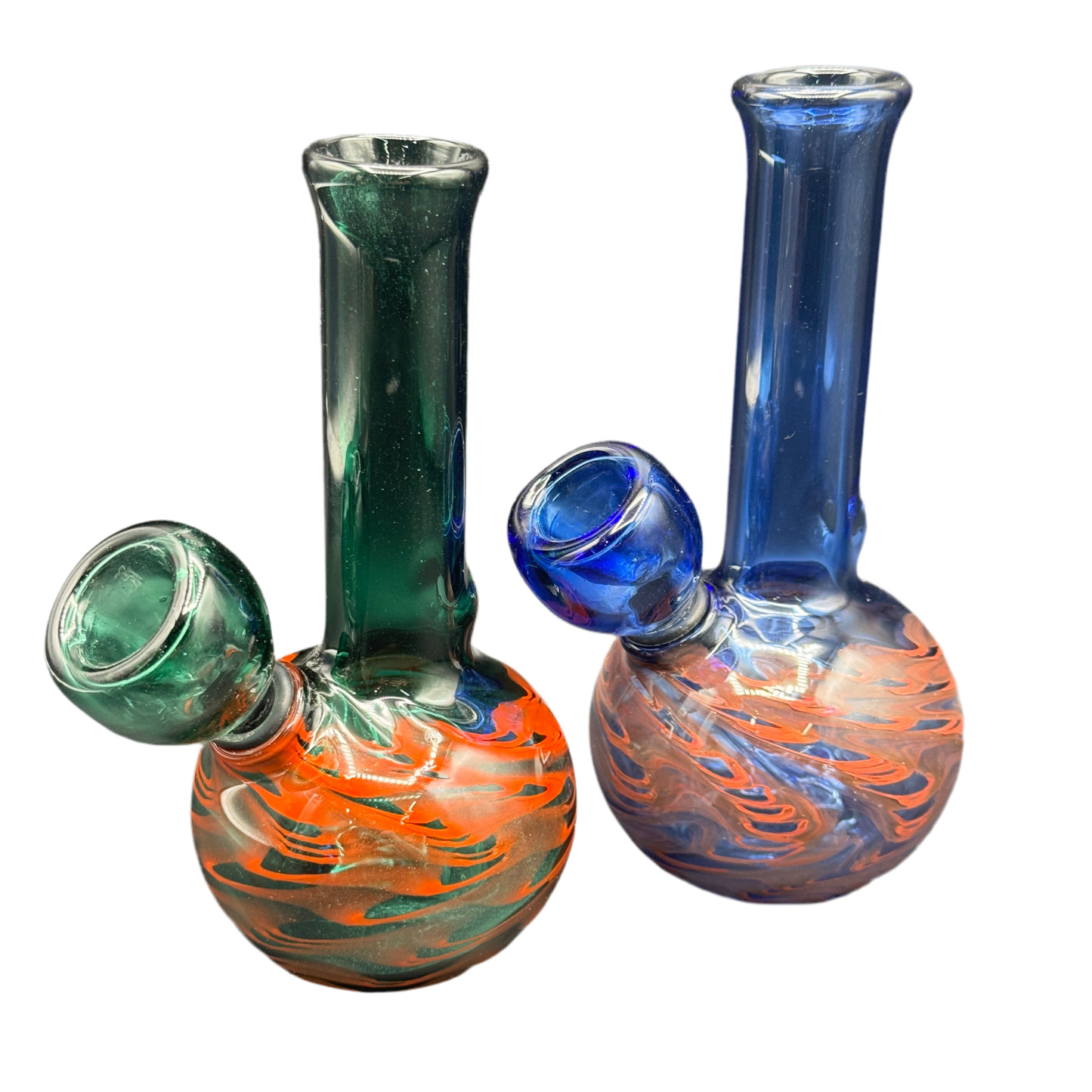 Seven Pack Glass - 19mm Full Color String and Rake Bubbler