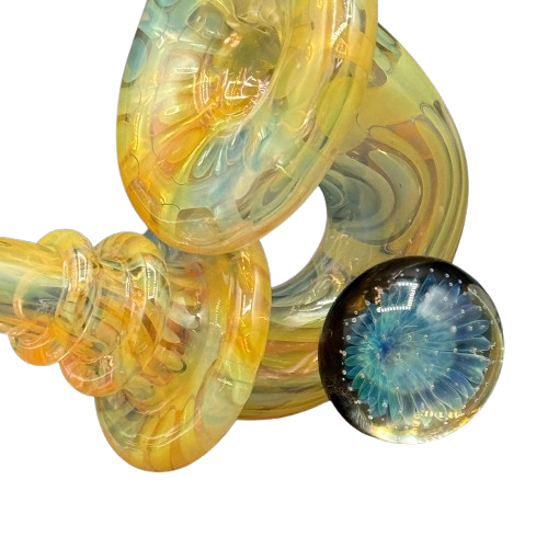 Saucey x Thick Nick Glass - Fumed Wrap and Rake Sherlock