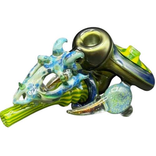 Peetwice Glass x Livin Glass x Max Melts - Skull Disclock