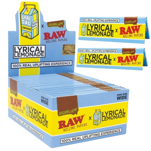 Raw x Lyrical Lemonade Organic King Wide Rolling Papers