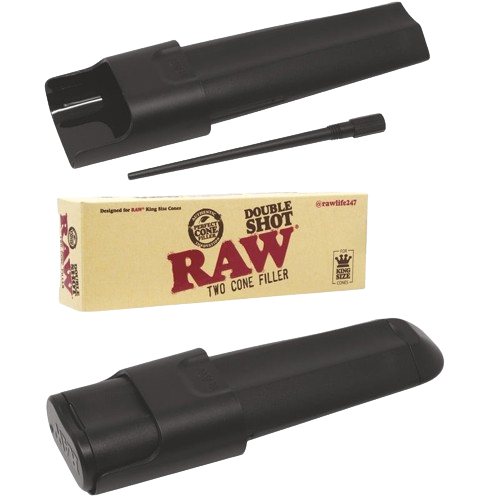 Raw Double Shot Cone Filler for King Size Cones