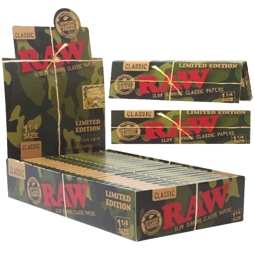 Raw Limited Edition Camo Classic 1 1/4 Rolling Papers