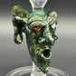 Saucey x Modified Creations - Sorcerer Head Joint Holder Stem Champaigne Glass