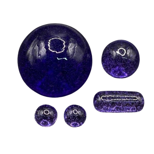 Gee West Glass - 5pc Slurper Set | Purple Lollipop