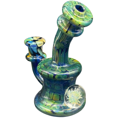 Saucey x Thick Nick Glass - Fumed Wrap and Rake Banger Hanger
