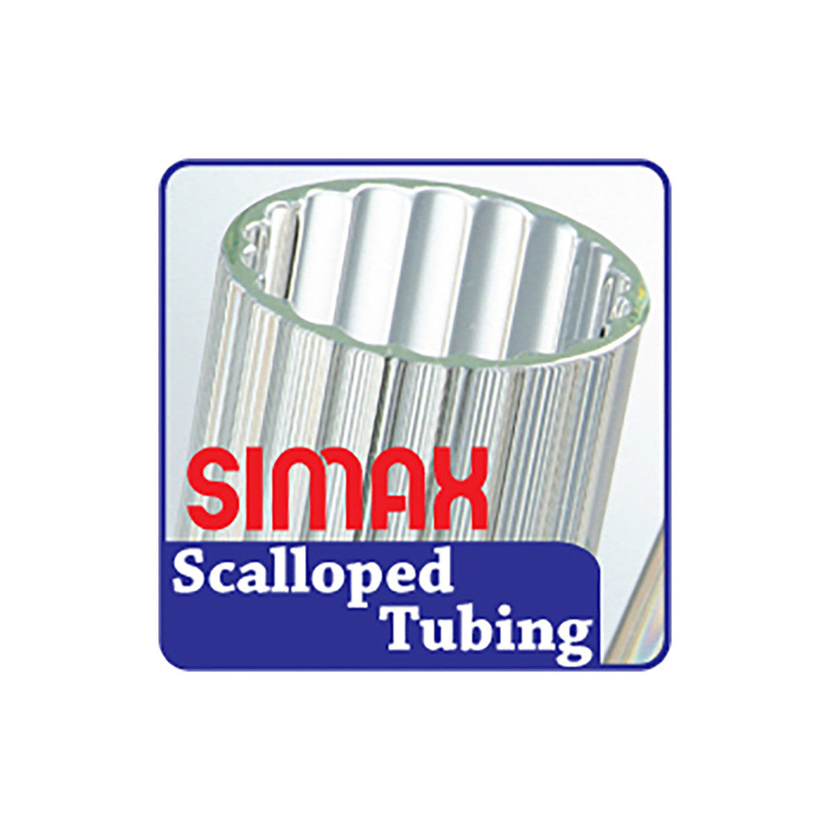 Simax - 38mm x 2mm Scallop Tubing (Single 59" Tube)