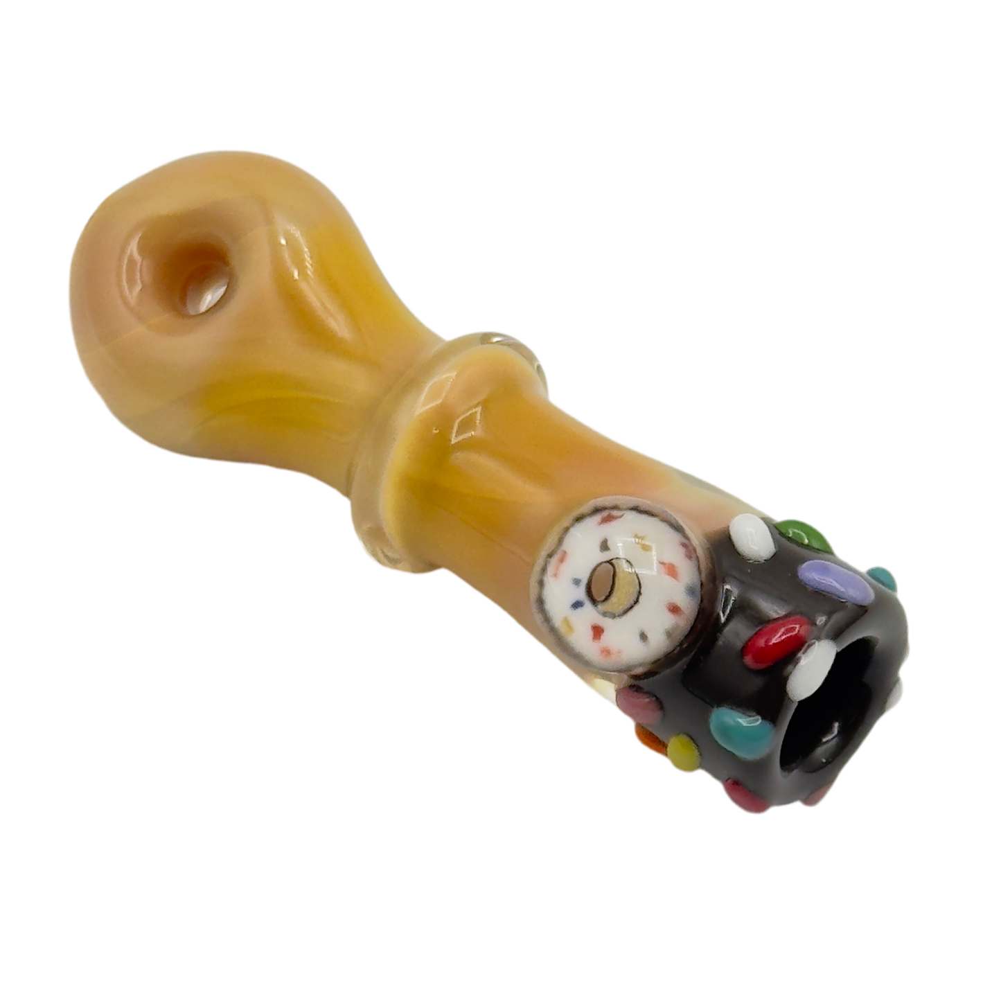 KGB Glass - Chocolate Donut with Sprinkles Onie