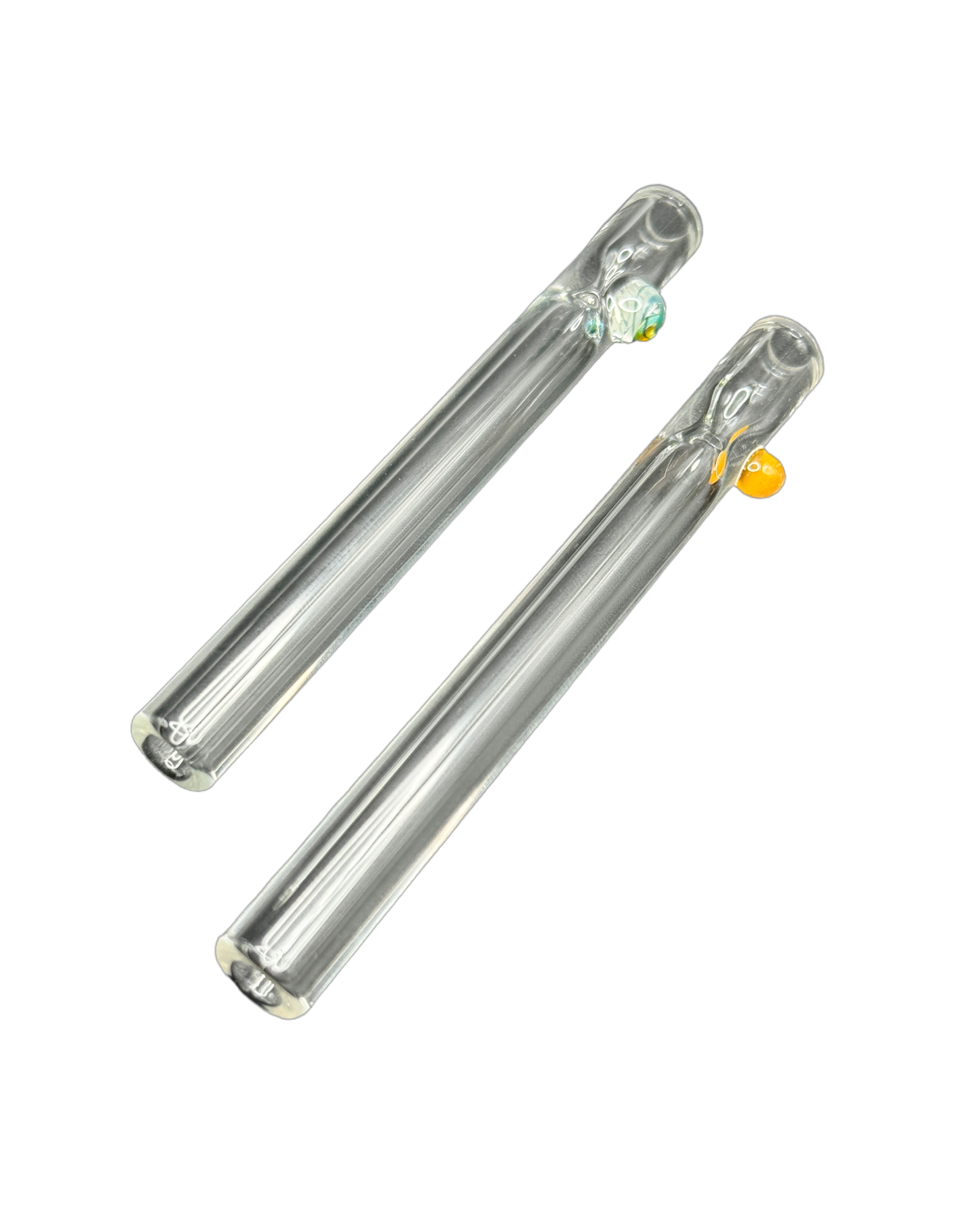 Something Witty Glass - 9mm Clear Bat w/ Dot