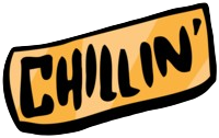 Chillin Bumper Sticker (6.05" x 3.75")