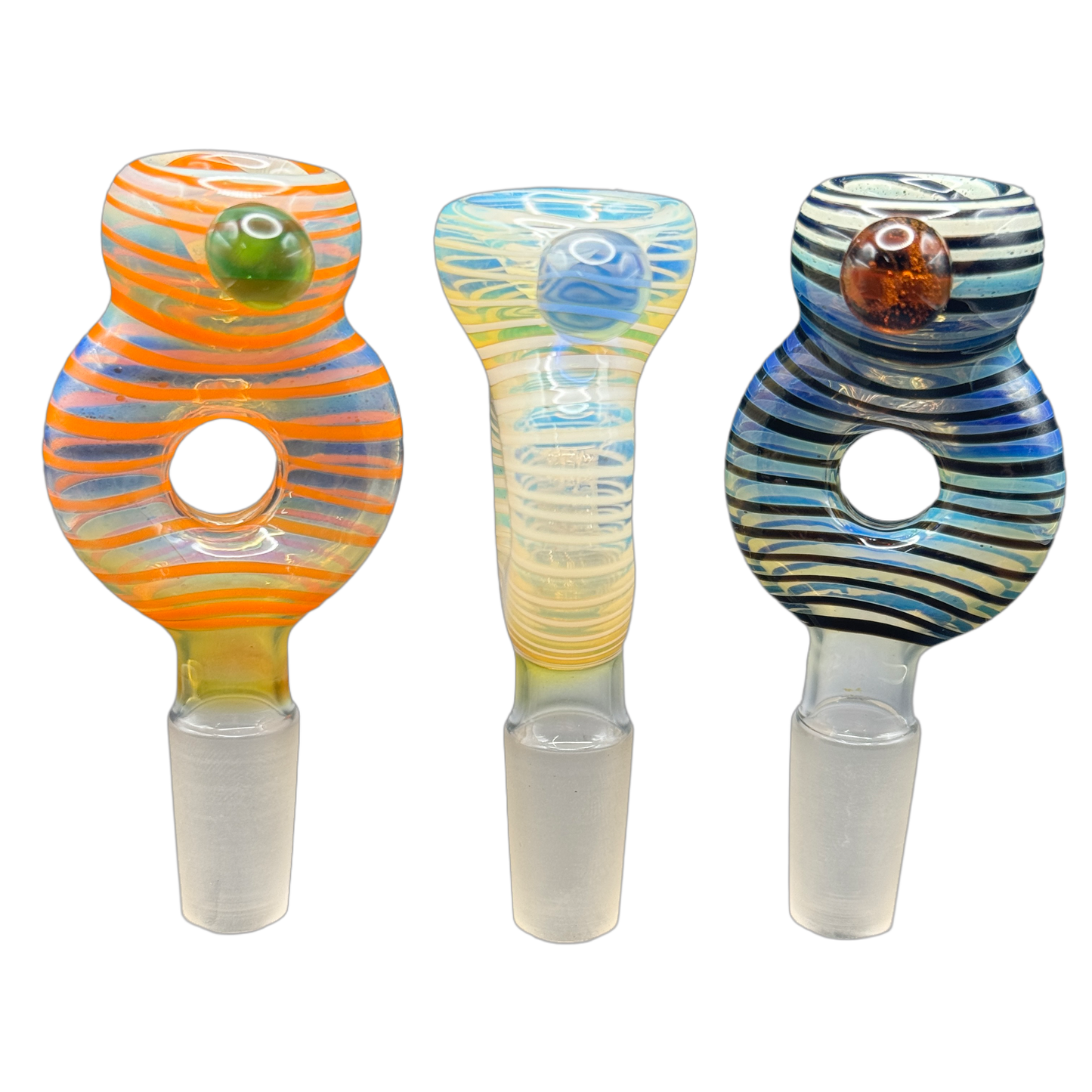 Kitchen Glass Designs - 14mm Wrap and Rake Doughnut Slide