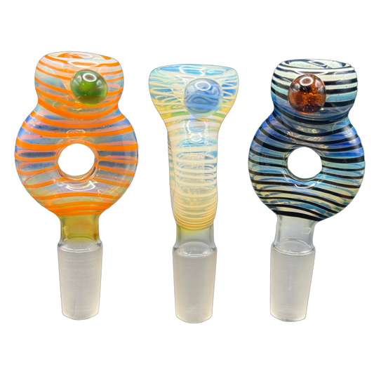 Kitchen Glass Designs - 14mm Wrap and Rake Doughnut Slide